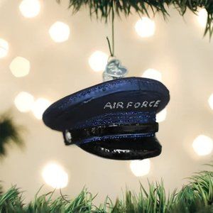 Air Force Cap Holiday Ornament with Keepsake Box | Old World Christmas | NWT